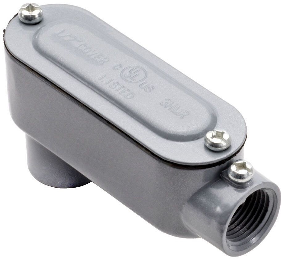 Southwire LB6SSCG, 2″ Hub, Aluminum, LB-Type, EMT/Rigid Conduit Body, 1 pc