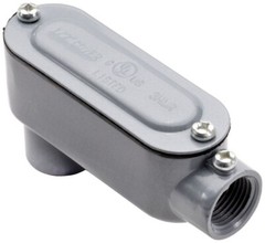 Southwire LB6SSCG, 2″ Hub, Aluminum, LB-Type, EMT/Rigid Conduit Body, 1 pc