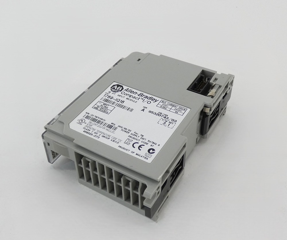 Allen-Bradley 1769-IQ16 Ser. A Compact I/O Input Module 24VDC F/W 3.1