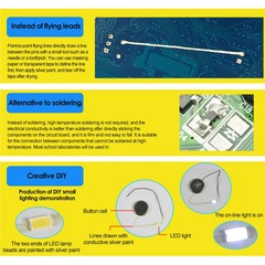 Adhesive Glue Conductive Silver0.2/0.4/0.7/1ML PCB Board Wire Repair Paste Paint