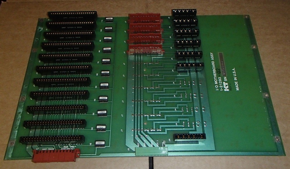Kearney & Trecker Circuit Board I/O Mother Board Assy 1-21293-02_12129302_135107