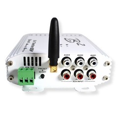 Car Audio SixTwelve White 12Ch Bluetooth DSP 4V 96kHz w Floating Mount Bracket