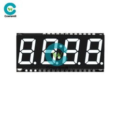 0.56-inch 4-bit 7 Segment LED Display Module Clock Module HT16K33 Driver I2C