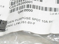 1 PANASONIC NAIS JS1-5V-F SPDT 5V VOLT COIL 10 AMP 125VAC PCB MOUNT RELAY USA