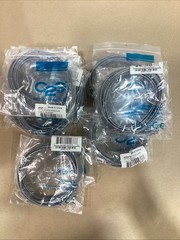 LOT OF 10- 7FT RJ45 8P8C MODULAR CABLE CROSSED