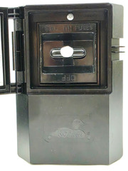 Lot of 2 Midwest P035F Fused AC Pull Out 30 Amp Plastic Enclosure N3R Outdoor