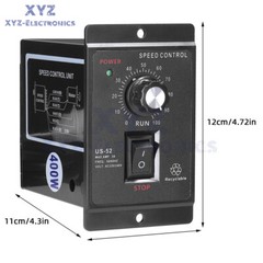 US52 400W AC Motor Speed Controller Unit Speed Pinpoint Regulator 220V 50Hz 60Hz