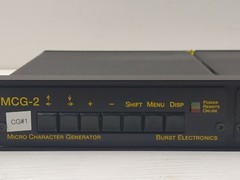 Burst Electronics MCG-2 Micro Character Generator w/Video Rack & Adaptor
