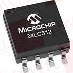 MICROCHIP TECHNOLOGY INC 24LC512-I/SM / 24LC512ISM (BRAND NEW)