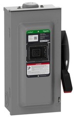 NIB – Square D – VH362RB – Heavy Duty, 60A, 3 Pole, 600V Fused Safety Switch