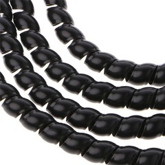 1m Spiral Wire Organizer Wrap Tube Flame retardant Cable Casing SleevYJUSH=t=