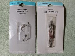 31 ARCHER RADIO SHACK NOS DIODES RESISTORS LEDS REGULATORS CAPACITORS MORE VTG.