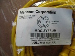 Mencom MDC-3YFF-2M Cable, Male Connection New, Sealed Pack USA T145