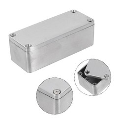Silver Aluminum Box for Electric Instruments Industrial Metal Enclosure