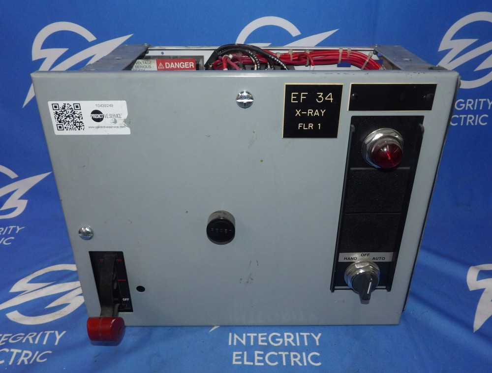 General Electric Model 8000 Type FVNR 1 HP 3PH 480V Size 1 CR306C0**ACDT Fus…