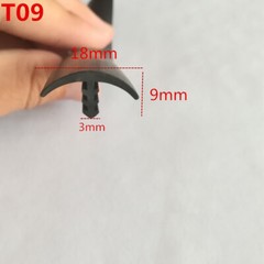 Silicon Rubber Solar Panels Gap T-Gasket Seal Strip Waterproof Sealing Strip