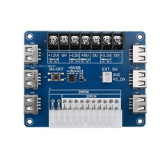 24 Pins ATX Power Supply Breakout Board Module Adapter Power Connector Board US