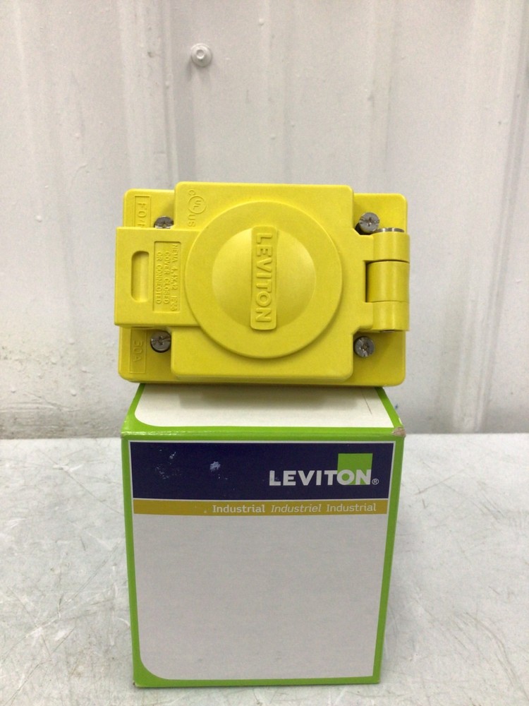 LEVITON – 68W47 Locking Inlet 125V AC 2 Poles L5-30P 30 A