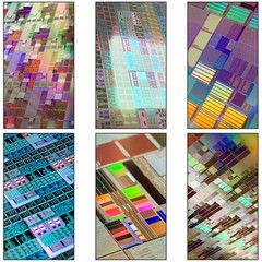 12 Inch Silicon Wafer Copper Process Semiconductor Display Sample