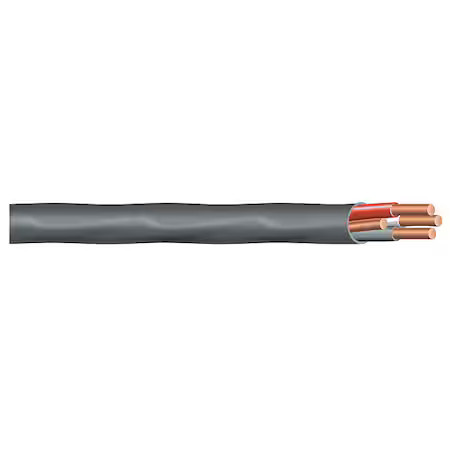 Southwire 63949232 Non-Metallic Building Cable, Nm-B, 8 Awg, 3C With Ground C,