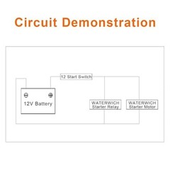 Starter Solenoid Relay Compatible with 300 Fourtrax TRX300 TRX300FW 2X4 4×4 1988