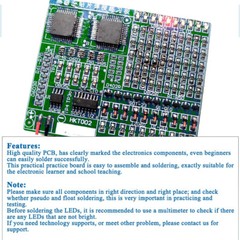 SMD/SMT Components Soldering Practice Board Electronic Project Kit DIY Solderin