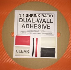 1/4″ / 6mm I.D Clear (4″ 25pcs) Dual-Wall Adhesive Lined 3:1 Heat Shrink Tubing