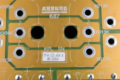 Arburg plug-in board ARB 687 SN 123213 123.664 without bridge rectifier