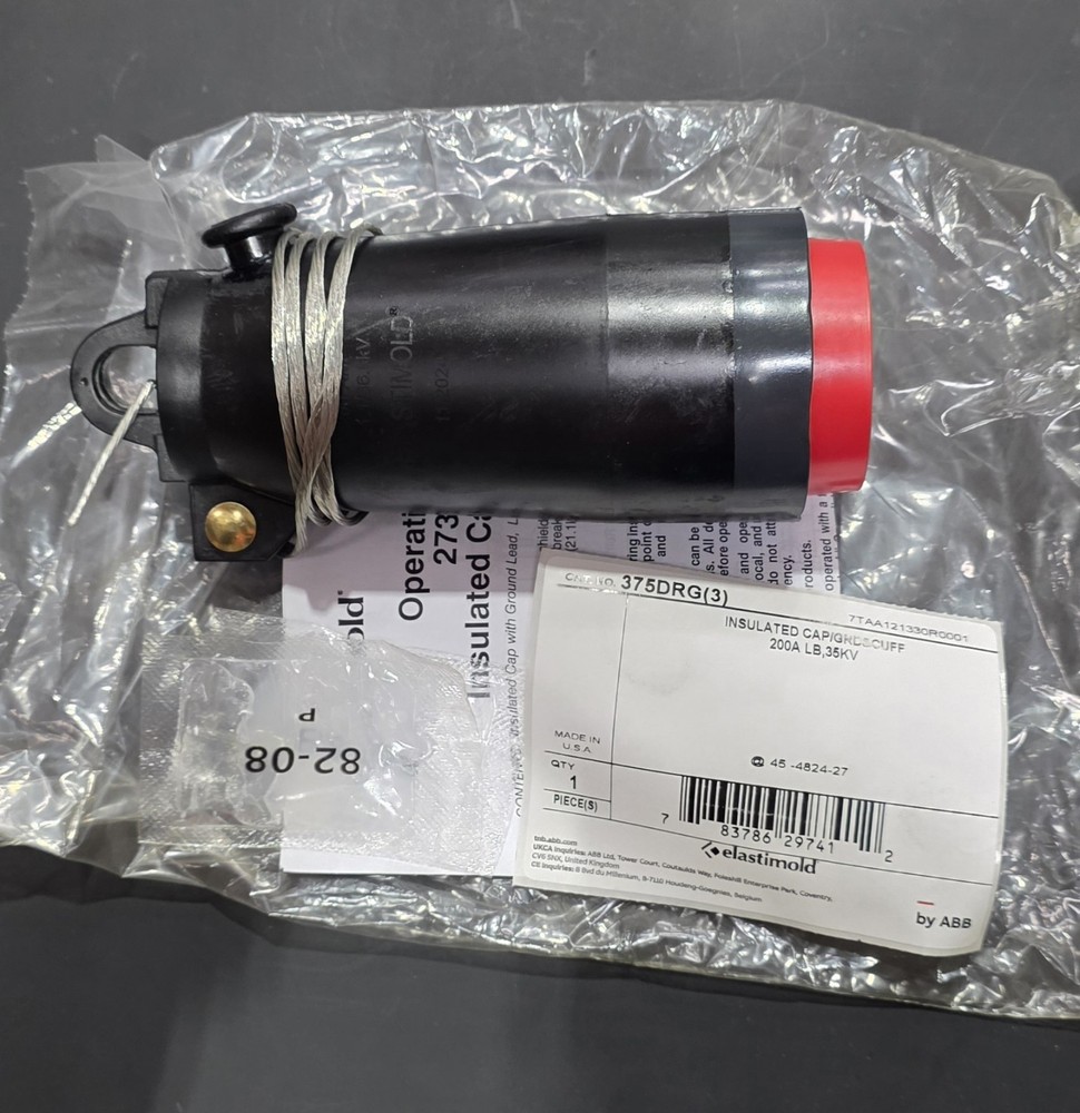 Elastimold 375DRG, Loadbreak Insulated Cap with Brass Probe/Insulated Cup, 1pc