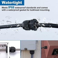 50pcs Cable Glands Waterproof PG7/9 /11/13.5/16/19 Adjustable 3-16 mm New