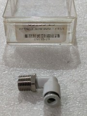 SMC 6mm Tube x R1/4 BSPT Male Elbow Push-In Pneumatic Fitting 6/ORDER