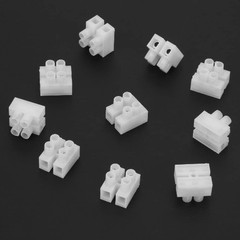 10Pcs 2Pack Terminal Block Wire Connector 10A Electrical Quick Splice Terminal