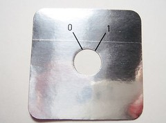 4x Scale Disc Scale 0-1 45x45mm #13-61
