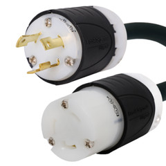 NEMA L6-30 Extension Cord – 8 ft, 30A/250V 10 AWG – Iron Box # IBX-5803-08