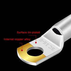 SC Type Terminal Socket Tin-Plated Copper Wire Connection Terminals Block End