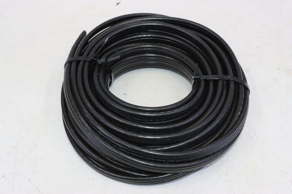 49 ft. 8/2 Black Stranded Romex SIMpull CU NM-B W/G Wire