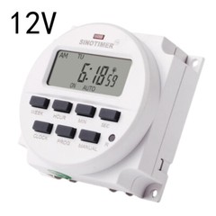 TM618SH 5/12/24V 110V 220V 1 Second Interval Digital LCD Timer Switch Time Relay