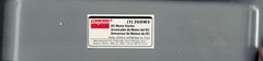 Dayton 2UXL4 IEC Magnetic Contactor, Coil: 240V / nema 12 start stop encloser