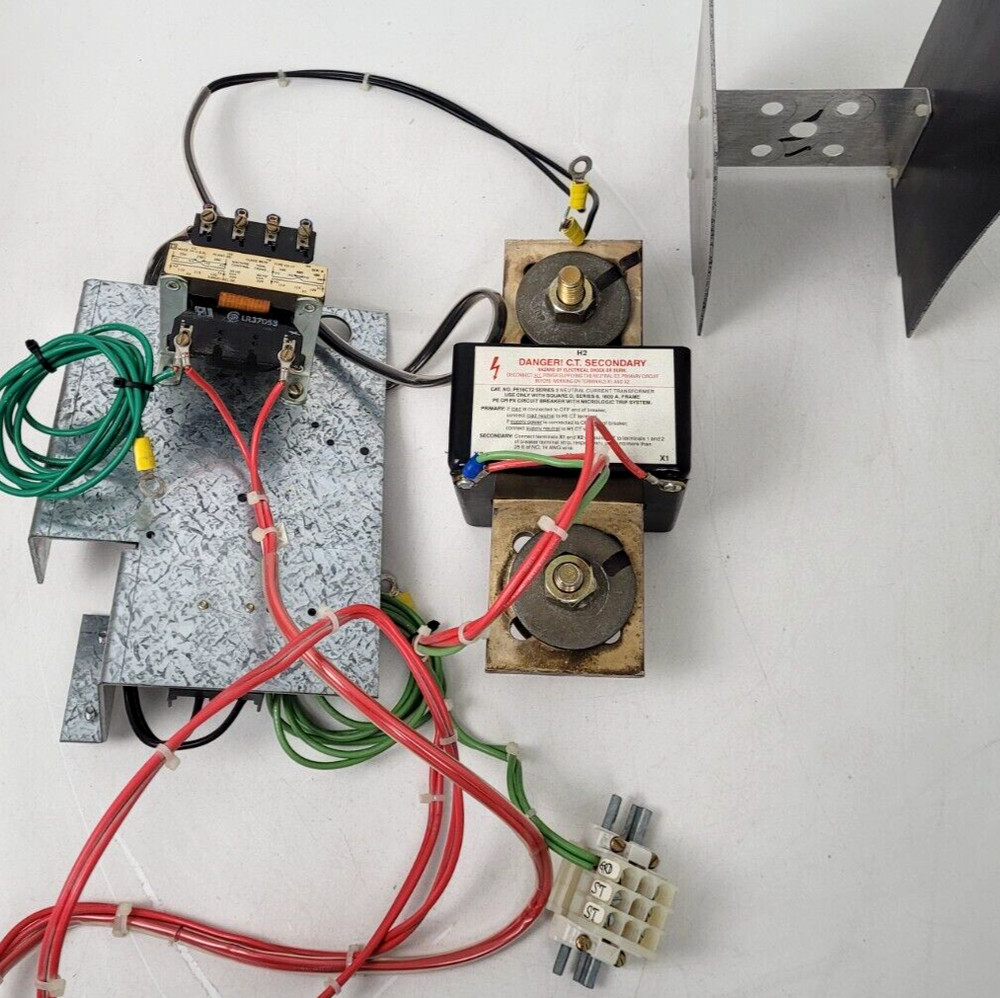 PE16CT2 Square D Transformer Neutral Sensor & Shunt Trip Wiring, PE & PX Breaker