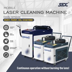 Laser Paint Removal Laser Stripping Machine 1500W MAX Auto laser cleaning 220V