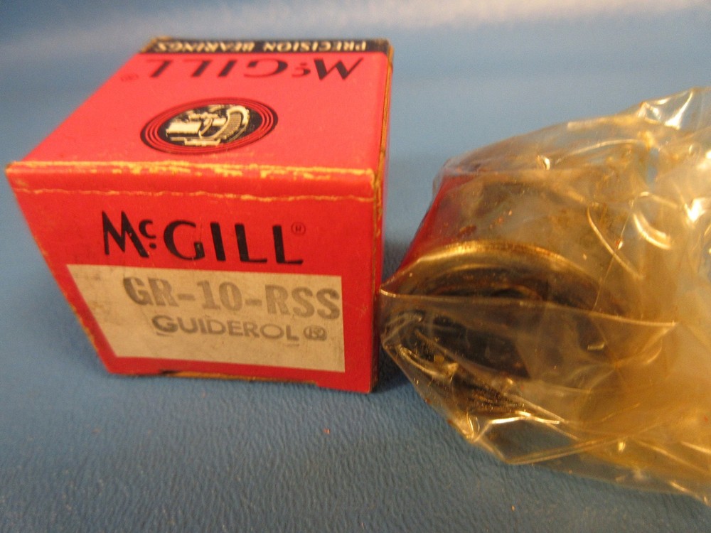 McGill GR10 RSS Needle Roller Bearing, 5/8″ ID x 1 1/8″ OD, Double Sealed