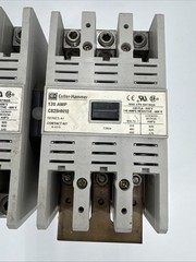 Cutler-Hammer C825HN10, 120 Amp, Reversing Contactors w/ C321KM30 Interlock