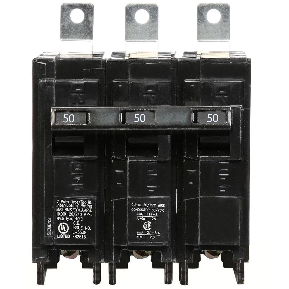 NIB – Siemens – B350 – Low Voltage Molded Case Circuit Breaker, 240Vac, 50A
