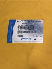 Lot of 6 Waters MassPREP Standard, Sealed, Expired, Lot of 2 Waters, 191590