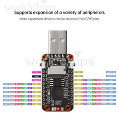 1.47-inch LCD ESP32-S3 WIFI Bluetooth Development Board I2C SPI USB Serial Port