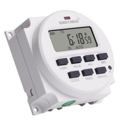 TM618SH 5/12/24V 110V 220V 1 Second Interval Digital LCD Timer Switch Time Relay