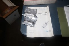1 pair (2) Hewlett Packard Coax model 420C Crystal point contact detector NEW
