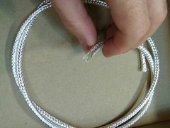 Silver plated copper braided shield sleeve for Speaker or RF cable OD 4/7/8/10mm