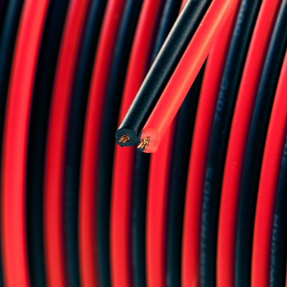 Speaker Wire 20 Gauge Black And Red Zip-cord Type Wire 20feet