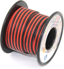 18 AWG Silicone Wire – 60ft (30ft Black + 30ft Red) High Performance 600V